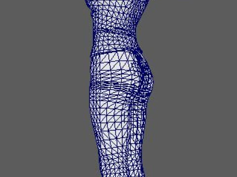 Salma Hayek Character 3D Model