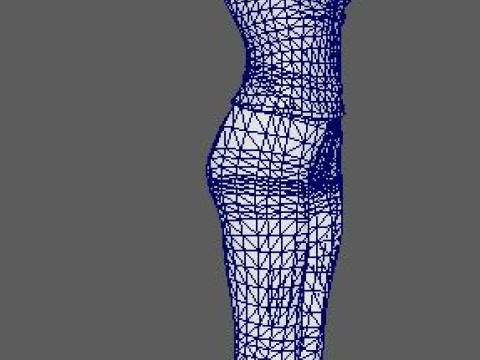 Salma Hayek Character 3D Модель