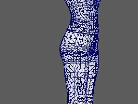 Salma Hayek Character 3D Model