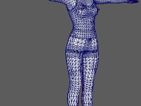 Salma Hayek Character 3D Модель