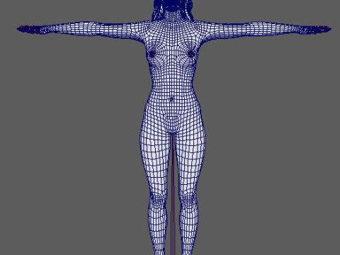 Salma Hayek Character 3D Модель