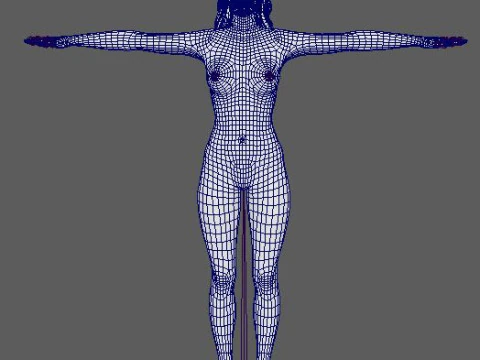 Salma Hayek Character 3D Model