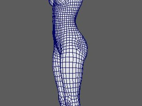 Salma Hayek Character 3D Model