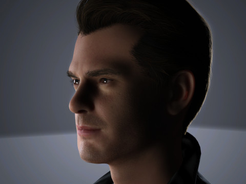 Andrew Garfield Character Low-poly 3Dモデル