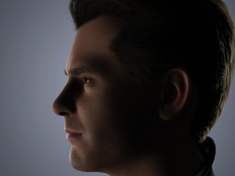 Andrew Garfield Character Low-poly 3Dモデル