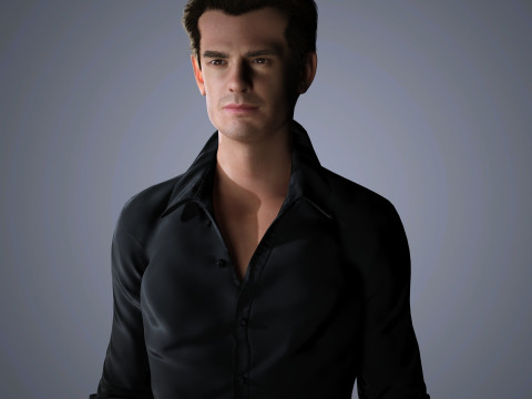 Andrew Garfield Character Low-poly 3Dモデル