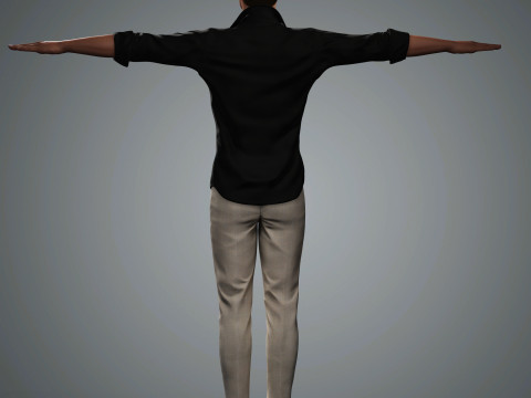 Andrew Garfield Character Low-poly 3Dモデル