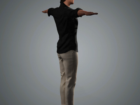 Andrew Garfield Character Low-poly 3Dモデル