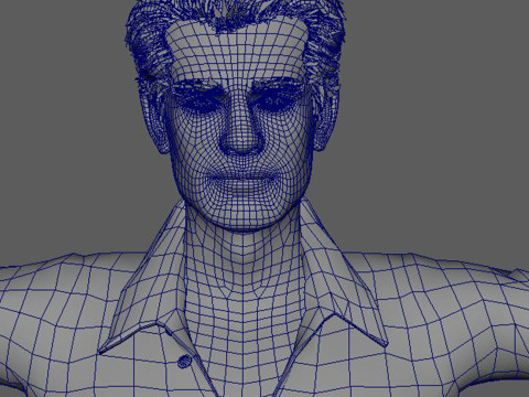 Andrew Garfield Character Low-poly 3Dモデル
