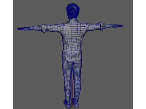 Andrew Garfield Character Low-poly 3Dモデル
