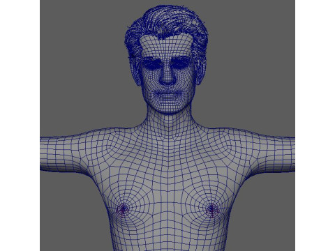 Andrew Garfield Character Low-poly 3Dモデル
