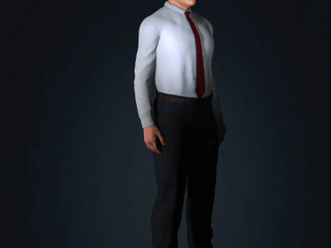 Benjamin Netanyahu Low-poly 3D Model
