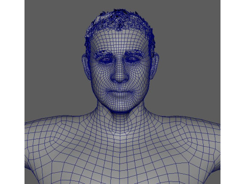 Benjamin Netanyahu Low-poly 3D Model