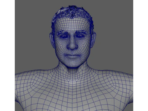 Benjamin Netanyahu Low-poly 3D Model