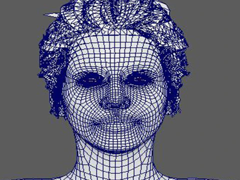 Beyonce Character Low-poly 3D Model