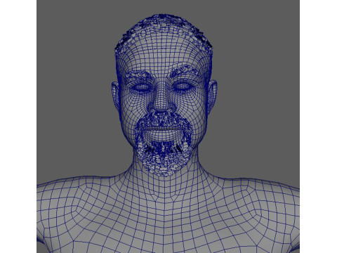 Sterling K Brown Character Low-poly 3D Model