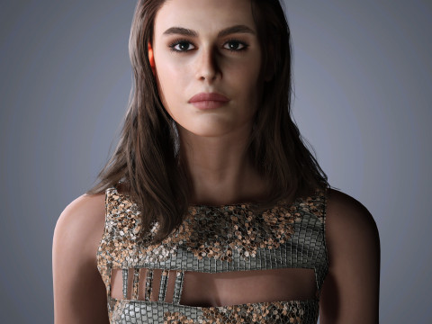 Kaia Gerber Character Low Poly 3Dモデル