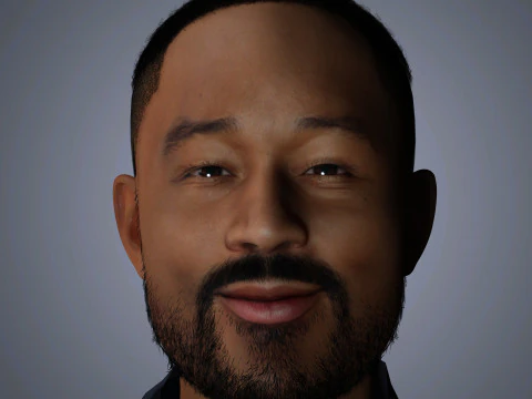 Personaje de leyenda de John Modelo 3D