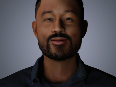 John Legend Character 3Dモデル