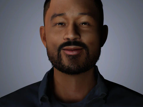 John Legend Character 3D Model