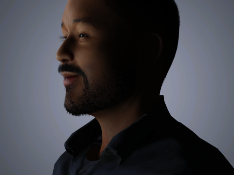 John Legend Character 3Dモデル