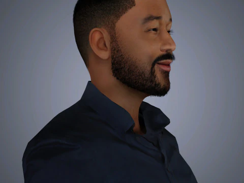 John Legend Character 3D Model