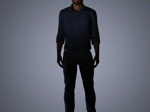 John Legend Character 3Dモデル