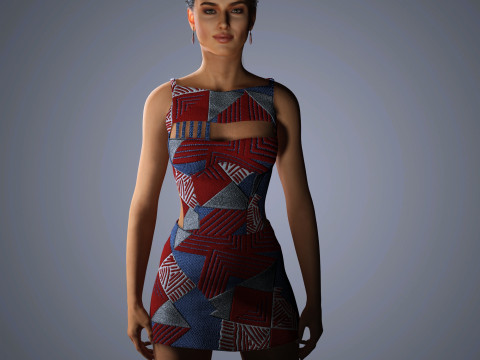 Irina Shayk Character Low-poly 3Dモデル