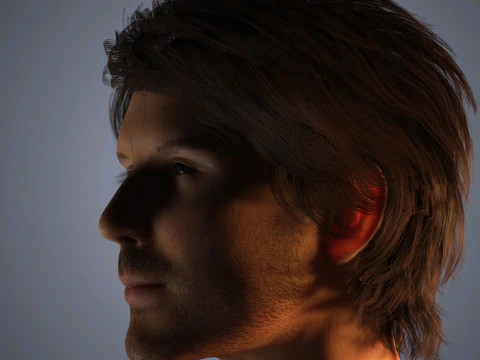 Somerhalder-Charakter 3D Modell