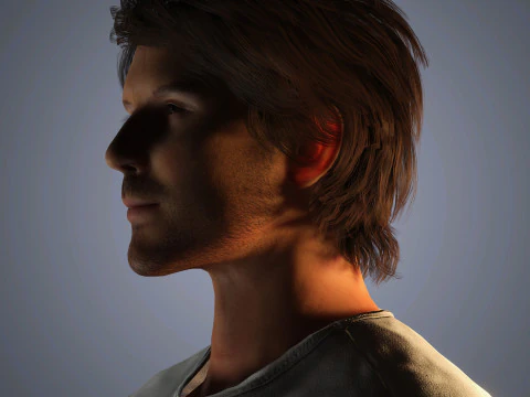 Somerhalder-Charakter 3D Modell