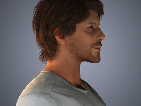 Somerhalder-Charakter 3D Modell