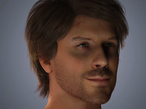 Somerhalder-Charakter 3D Modell