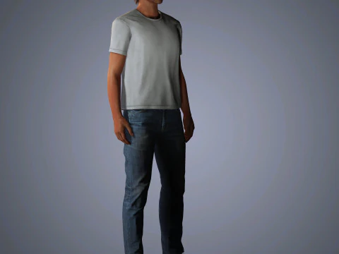 Somerhalder-Charakter 3D Modell