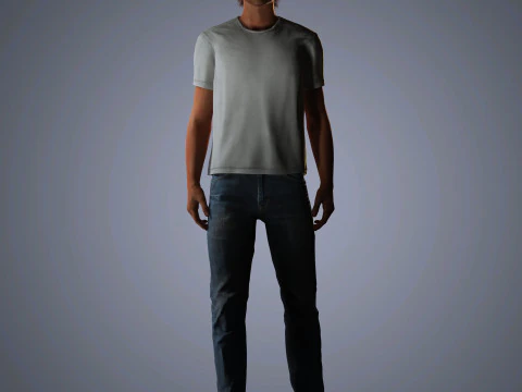 Somerhalder-Charakter 3D Modell