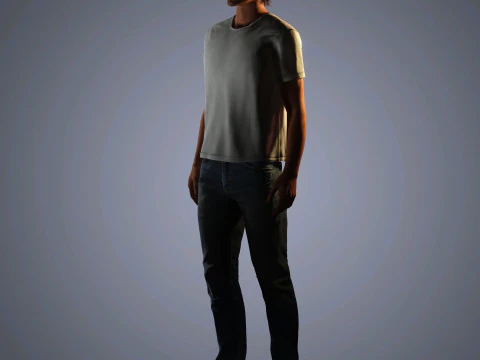 Somerhalder-Charakter 3D Modell