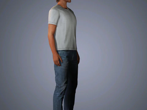 Somerhalder-Charakter 3D Modell