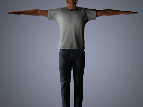 Somerhalder-Charakter 3D Modell