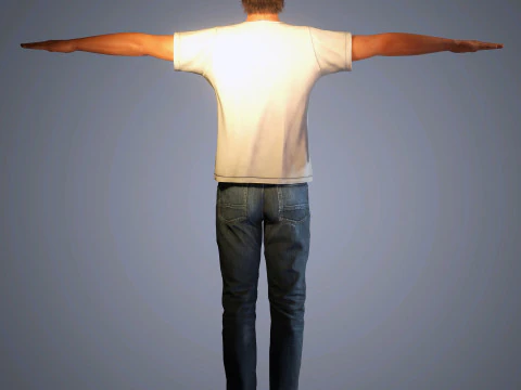 Somerhalder-Charakter 3D Modell