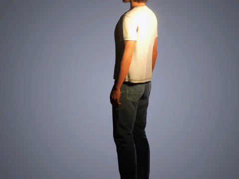 Somerhalder-Charakter 3D Modell