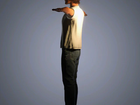 Somerhalder-Charakter 3D Modell