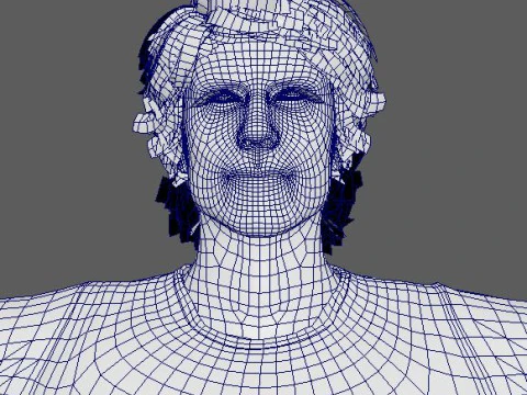 Somerhalder-Charakter 3D Modell