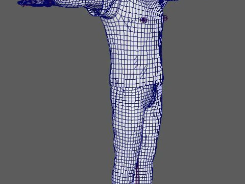 Somerhalder-Charakter 3D Modell