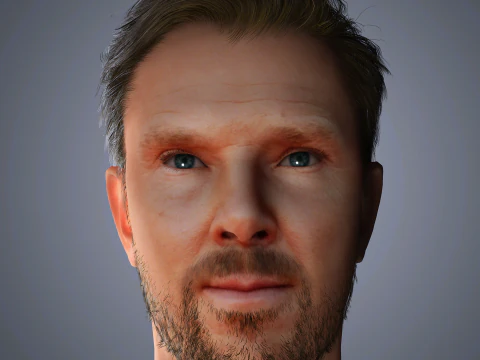 Personaggio di Benedict Cumberbatch Modello 3D