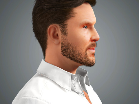 Benedict Cumberbatch Character Model 3D