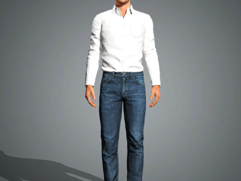 Benedict Cumberbatch Character 3D Model