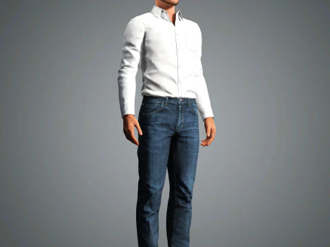 Benedict Cumberbatch Character 3D Model