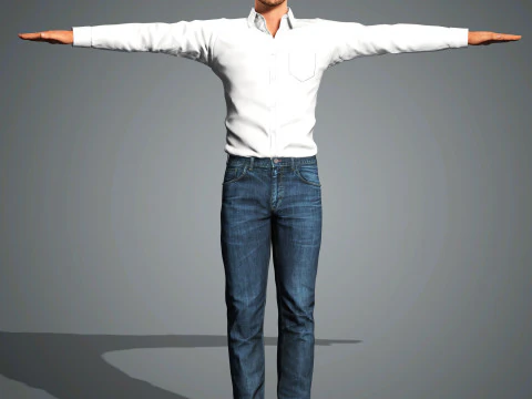 Benedict Cumberbatch Character 3D Model