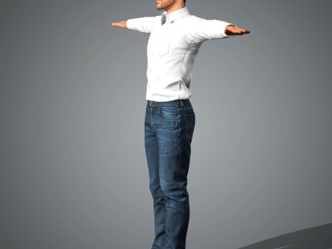 Benedict Cumberbatch Character Model 3D