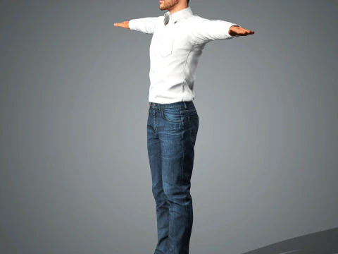 Benedict Cumberbatch Character 3D Model