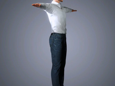 Benedict Cumberbatch Character 3D Model